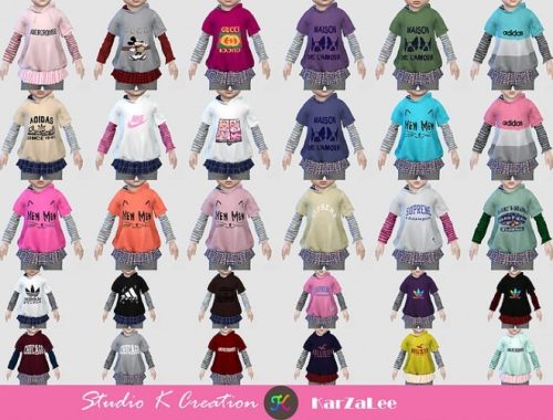 T02 hoodie sweatshirt for toddler at Studio K-Creation