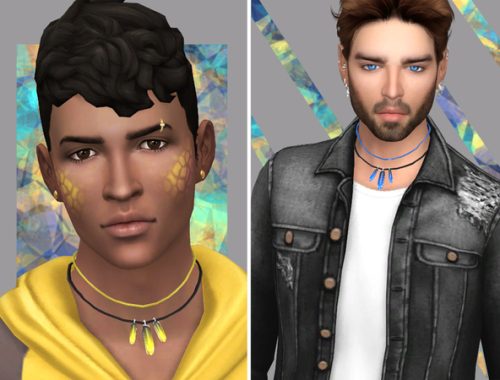 Lost treasure male necklace