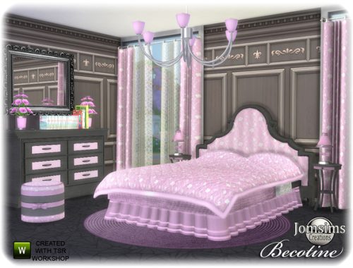 Becotine bedroom by jomsims