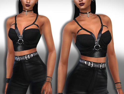 Female Apocalyptic Corset Tops