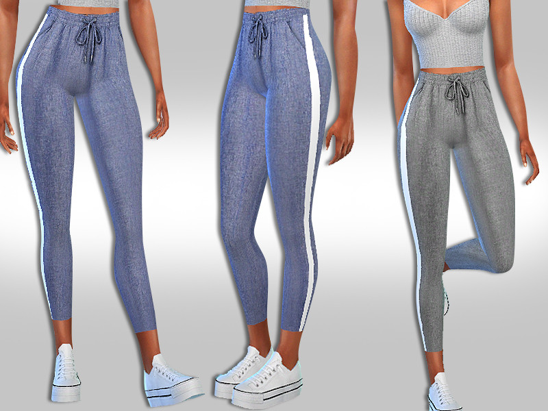 Female Effected Trouser Pants - The Sims 4 Catalog