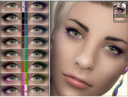 Female eyelashes 05