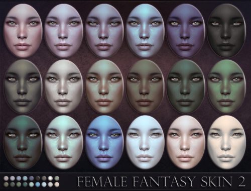 Female Fantasy Skin 2 + Cleavage detail