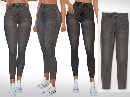 Female Full Smokey Jeans - The Sims 4 Catalog