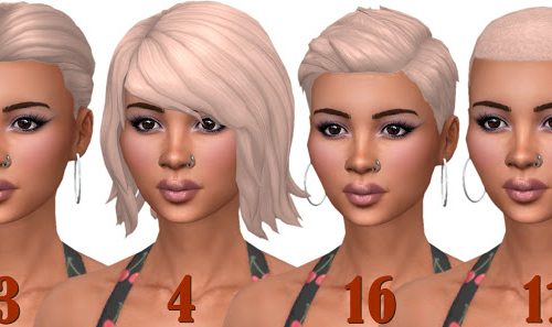 Female Hair Recolors at Annett’s Sims 4 Welt