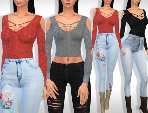 Female Long Sleeve Winter Tops
