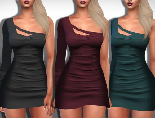 Female One Shoulder Formal Dresses
