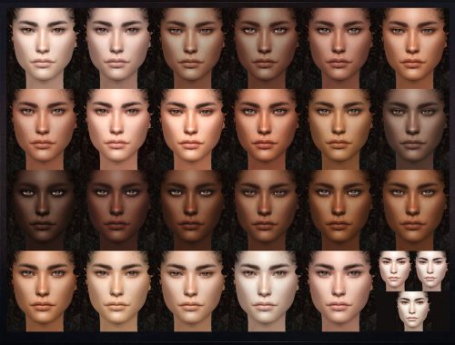 Female Skin 19 - V2 - less defined ribs