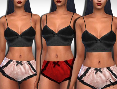 Female Sleeping Silk Outfits