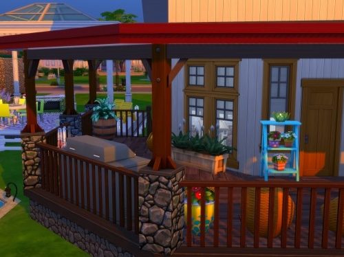 Fern Park Rustic Family Home by joiedesims at Mod The Sims