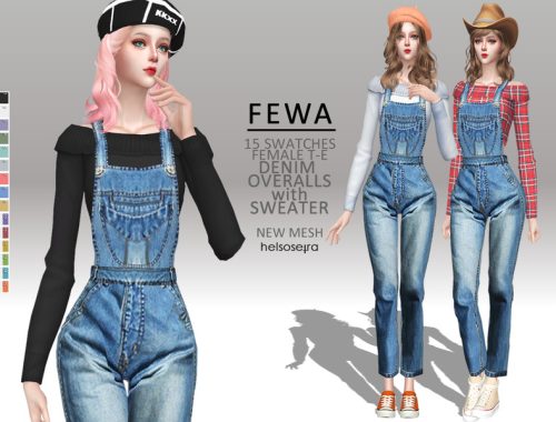 FEWA - Overalls w/ Sweater