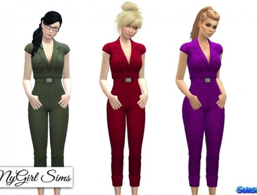 Safari Capri Jumpsuit at NyGirl Sims