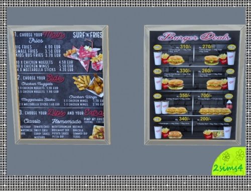 7 food menu by lurania