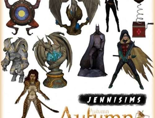 Batman, Catwoman, Robin and more Statues (9 Items) at Jenni Sims