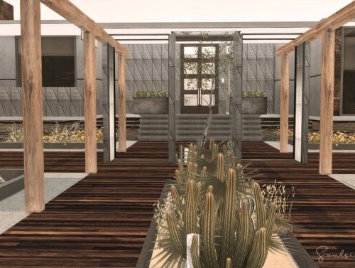 Ficus Modern Fam. House at SoulSisterSims