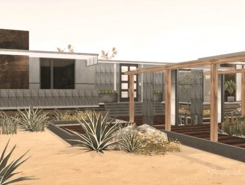 Ficus Modern Fam. House at SoulSisterSims