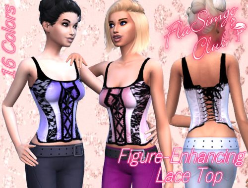 Figure-Enhancing Lace Top
