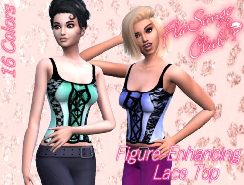 Figure-Enhancing Lace Top