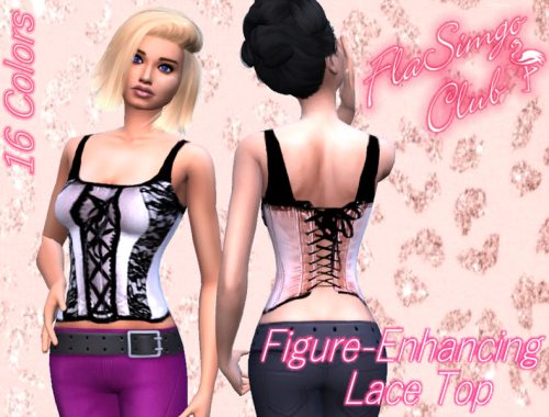 Figure-Enhancing Lace Top