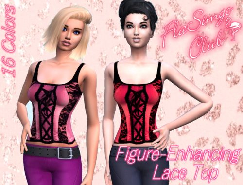 Figure-Enhancing Lace Top
