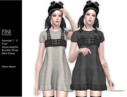 FINI - Post Apocalyptic Mini Dress