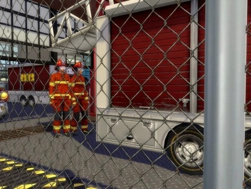 Fire and Rescue Station by chipie-cyrano at L’UniverSims