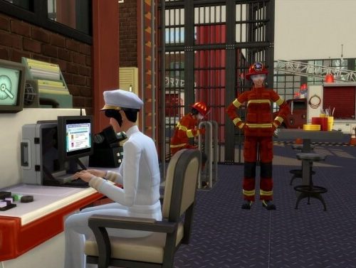 Fire and Rescue Station by chipie-cyrano at L’UniverSims