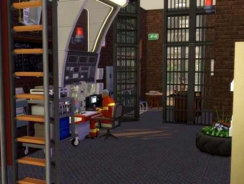 Fire and Rescue Station by chipie-cyrano at L’UniverSims