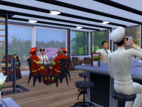 Fire and Rescue Station by chipie-cyrano at L’UniverSims