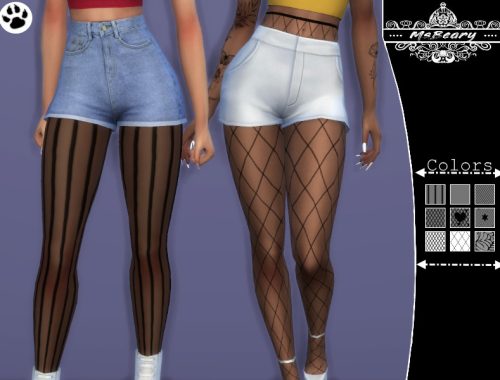 Fishnet Designed Tights