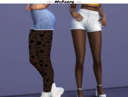 Fishnet Designed Tights