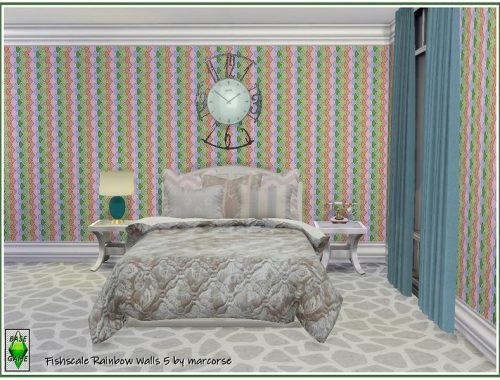 Fishscale Rainbow Walls by marcorse