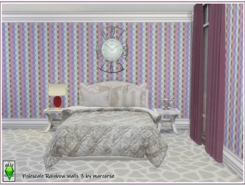 Fishscale Rainbow Walls by marcorse