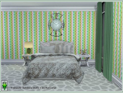 Fishscale Rainbow Walls by marcorse