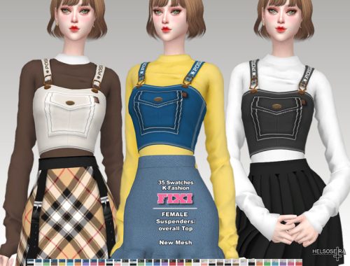 FIXI - Suspenders - overall Top