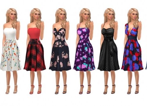 FLARED SUNDRESS at Sims4Sue