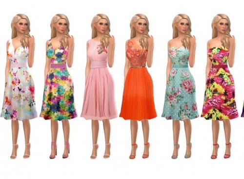 FLARED SUNDRESS at Sims4Sue