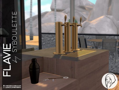 Flavie Bar set (Part 1 - Furnitures)