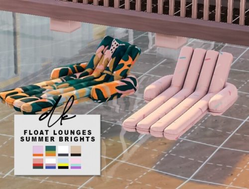 Float Loungers at DK SIMS