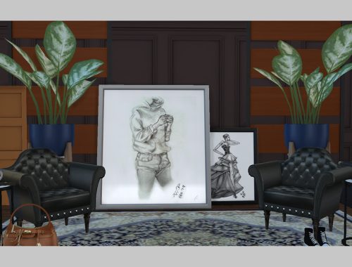 Floor Fashion Paintings