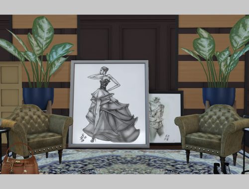 Floor Fashion Paintings