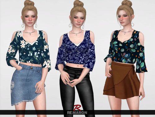 Floral Blouse for Women 02