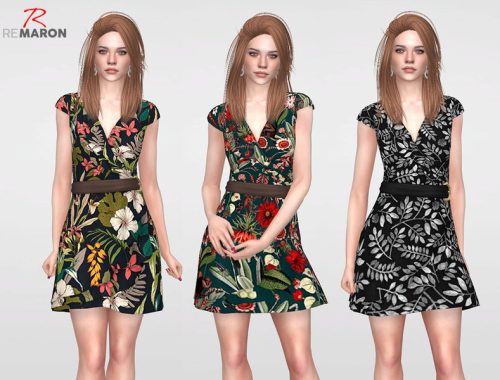 Floral Dress for Women 05 - Romantic Garden Needed