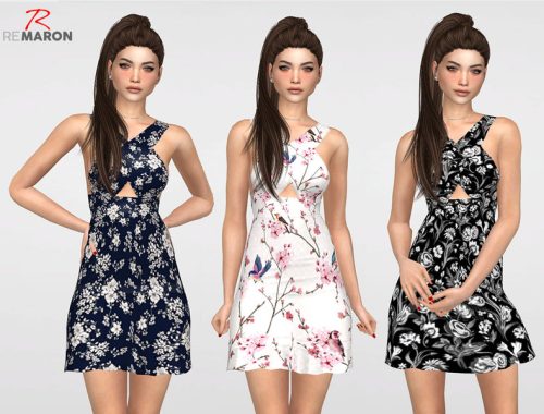 Floral Dress for women n03 - Mesh needed
