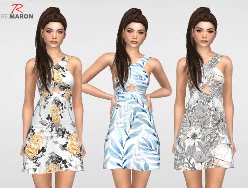 Floral Dress for women n03 - Mesh needed