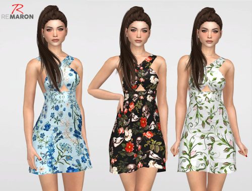 Floral Dress for women n03 - Mesh needed