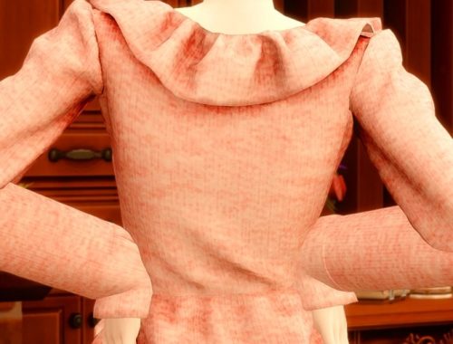 Floral Frill Rap dress at RIMINGs