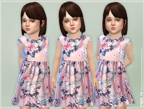 Floral Mikado Dress