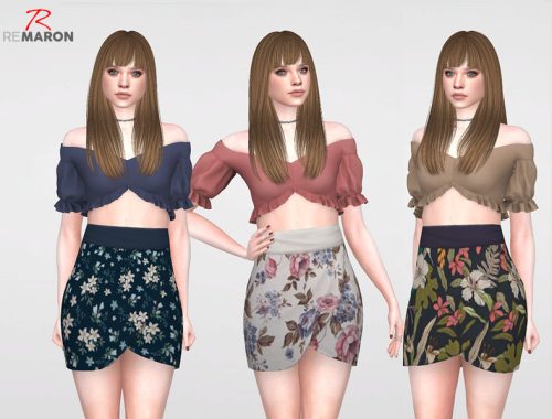 Floral Skirt for Women 04