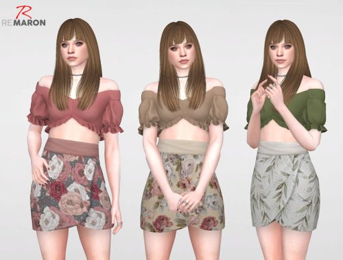 Floral Skirt for Women 04